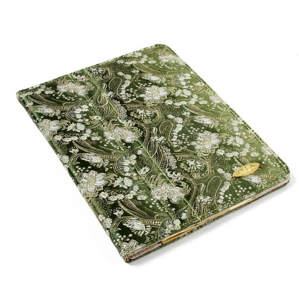 Amrita Singh | Green Embroidered Tablet Sleeve 🌿🌿🌿